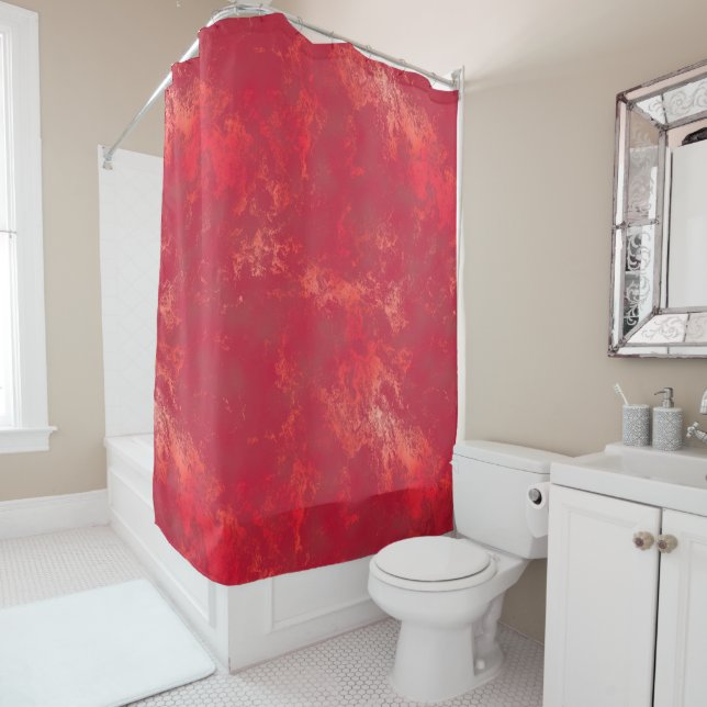 Fiery Mirage  Shower Curtain (In Situ)