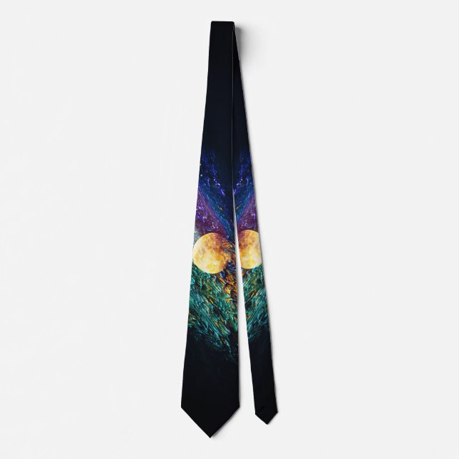 "Fiery Moon #2 Tie (Front)