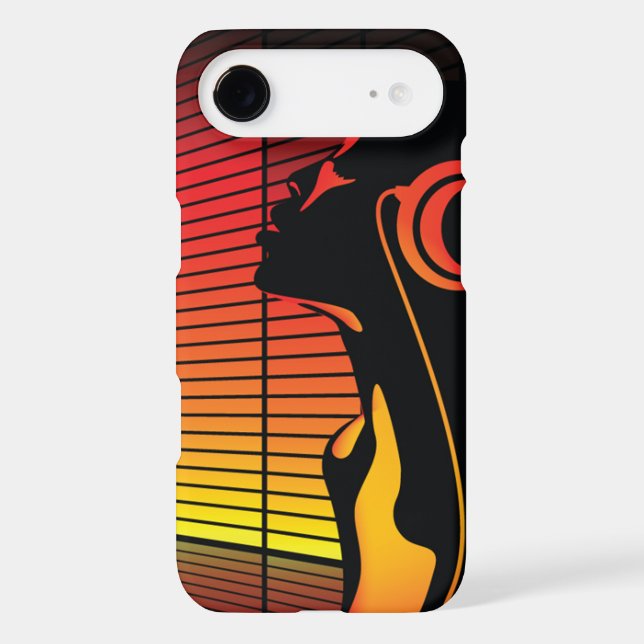 Fiery Music Lover IPhone Case (Back)