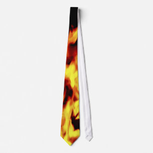 Fiery neck tie