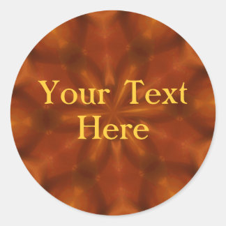 Fiery Orange Stickers