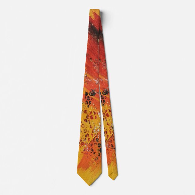 Fiery Phoenix Neck Tie (Front)