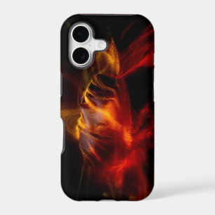 Fiery Red and Gold iphone cases