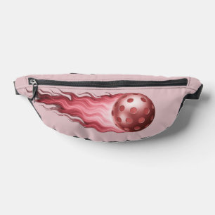 Fiery Rose Gold Flames - Pickleball Player Life Bum Bags