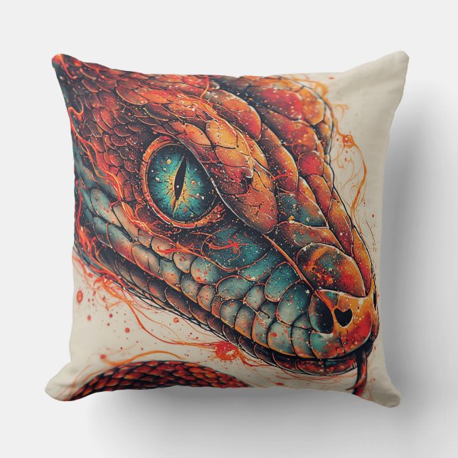 Fiery Serpent with Dynamic Energy Cushion (Front)