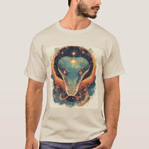 Fiery Serpent with Dynamic Energy T-Shirt