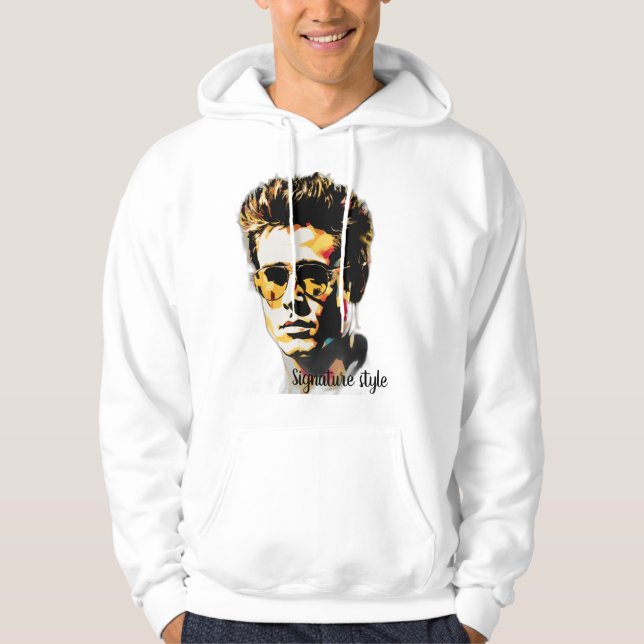 Fiery Silhouette Hoodie (Front)