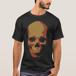 Fiery Skull: Dark Gothic Art T-Shirt