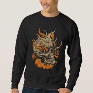 Fiery Skull: Flames of Rebellion Sweatshirt