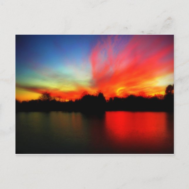 Fiery Sky Postcard (Front)