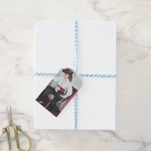 FIERY SPANISH DANCER GIFT TAGS