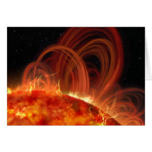 Fiery Sun Card