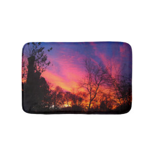 Fiery Sunset Bathmat