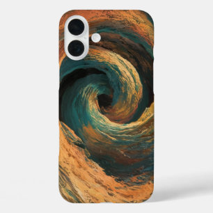 Fiery Swirl of Chaos iPhone 16 Plus Case