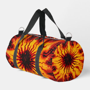 Fiery Tie Dye Burst Weekender Kit Duffle Bag