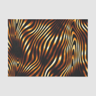 Fiery Tiger Stripes Tissue Paper