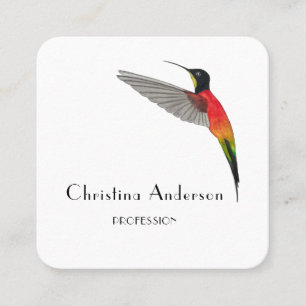 Fiery Topaz Hummingbird Business Card