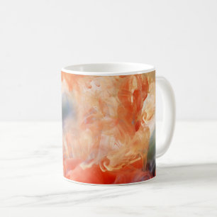 Fiery Veins of Liquid Marble Coffee Mug