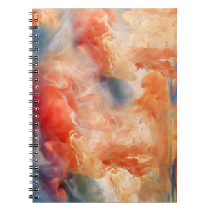 Fiery Veins of Liquid Marble Notebook