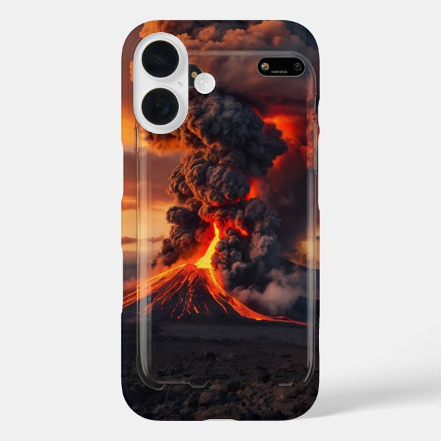 Fiery Volcano Horizon Case-Mate iPhone Case (Back)