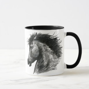 Fiery Wild Horse Mug