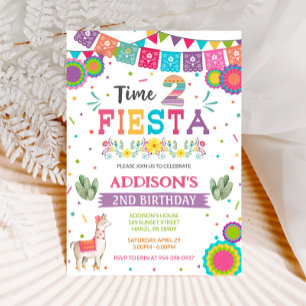 Fiesta 2nd Birthday Invitation