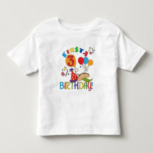 Fiesta 3rd Birthday T-shirts and Gifts