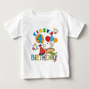 Fiesta 4th Birthday T-shirts and Gifts