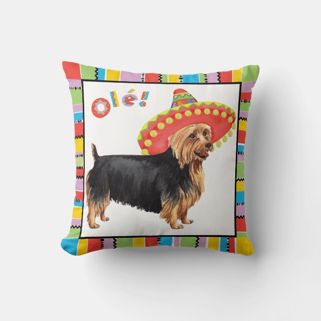 Fiesta Australian Terrier Cushion (Front)