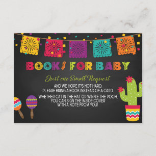 Fiesta Baby Shower Book Insert