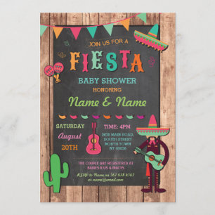 Fiesta Baby Shower Girl or Boy Mexican Invite