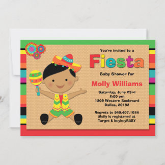 Fiesta Baby Shower Invitation