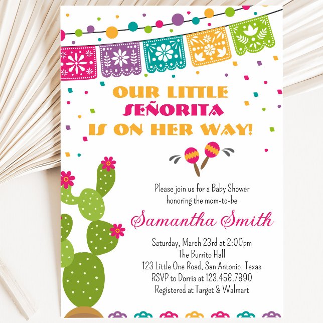 Fiesta Baby Shower Invitation (Creator Uploaded)