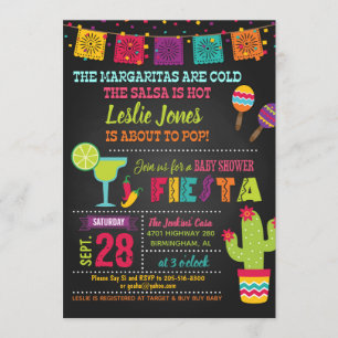 Fiesta Baby Shower Invitation