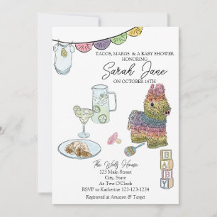 Fiesta Baby Shower  Invitation
