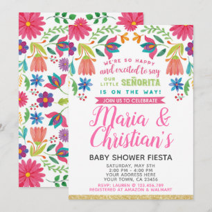 Fiesta Baby Shower Invitation