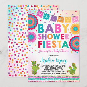 Fiesta Baby Shower Invitation Mexican Baby Shower