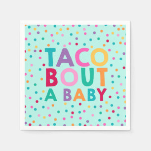 Fiesta Baby Shower Napkin Taco Bout A Baby Party