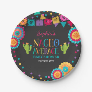 Fiesta Baby Shower Paper Plate Nacho Average Party