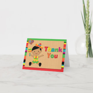 Fiesta Baby Shower Thank You Card