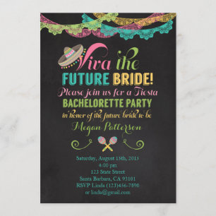 Fiesta Bachelorette Party Invitation