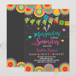 Fiesta Bachelorette Party Invitation Señorita Fun