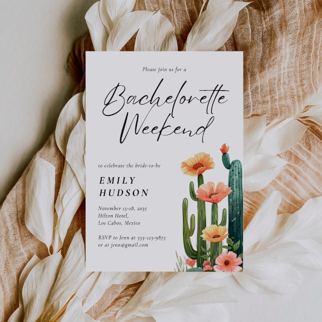 Fiesta Bachelorette Weekend Invitation (Creator Uploaded)