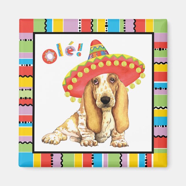 Fiesta Basset Magnet (Front)