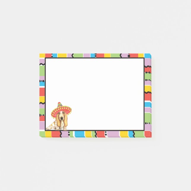 Fiesta Basset Post-it Notes (Front)