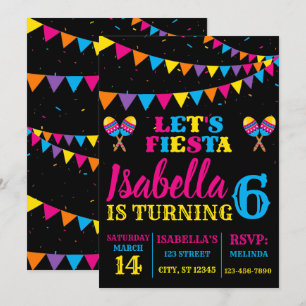 Fiesta Birthday Cinco De Mayo Party Invitation