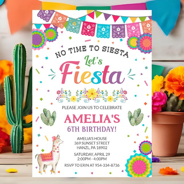 Fiesta birthday invitation (Creator Uploaded)