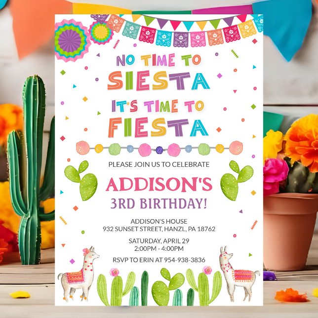 Fiesta Birthday Invitation (Creator Uploaded)