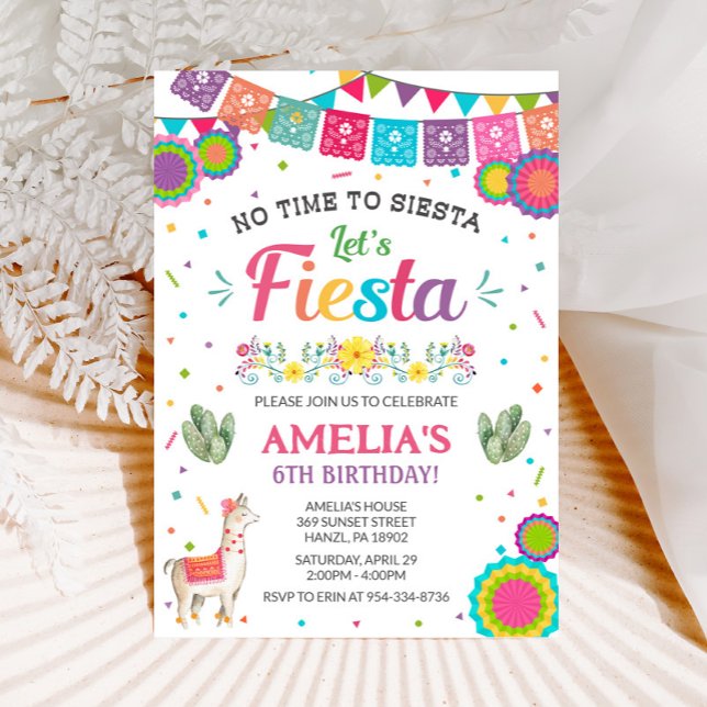 Fiesta birthday invitation (Creator Uploaded)