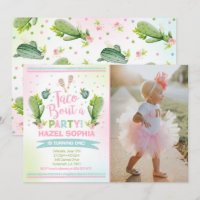 Fiesta Birthday Invitation Taco Bout A Party